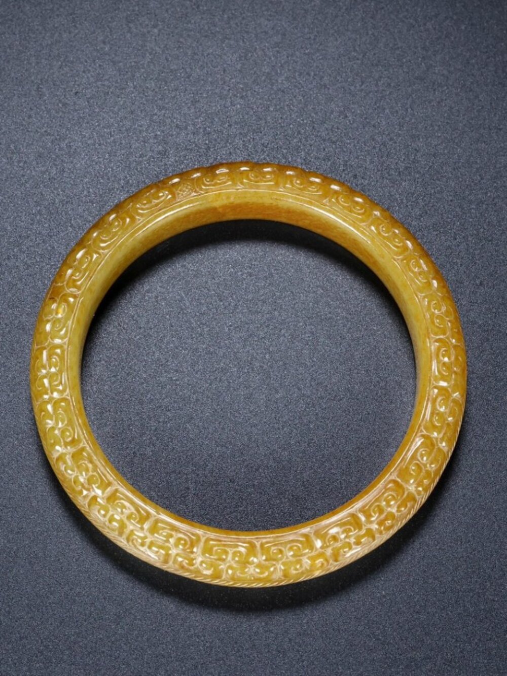 Old Hetian Jade Bracelet Bangle 60mm ID